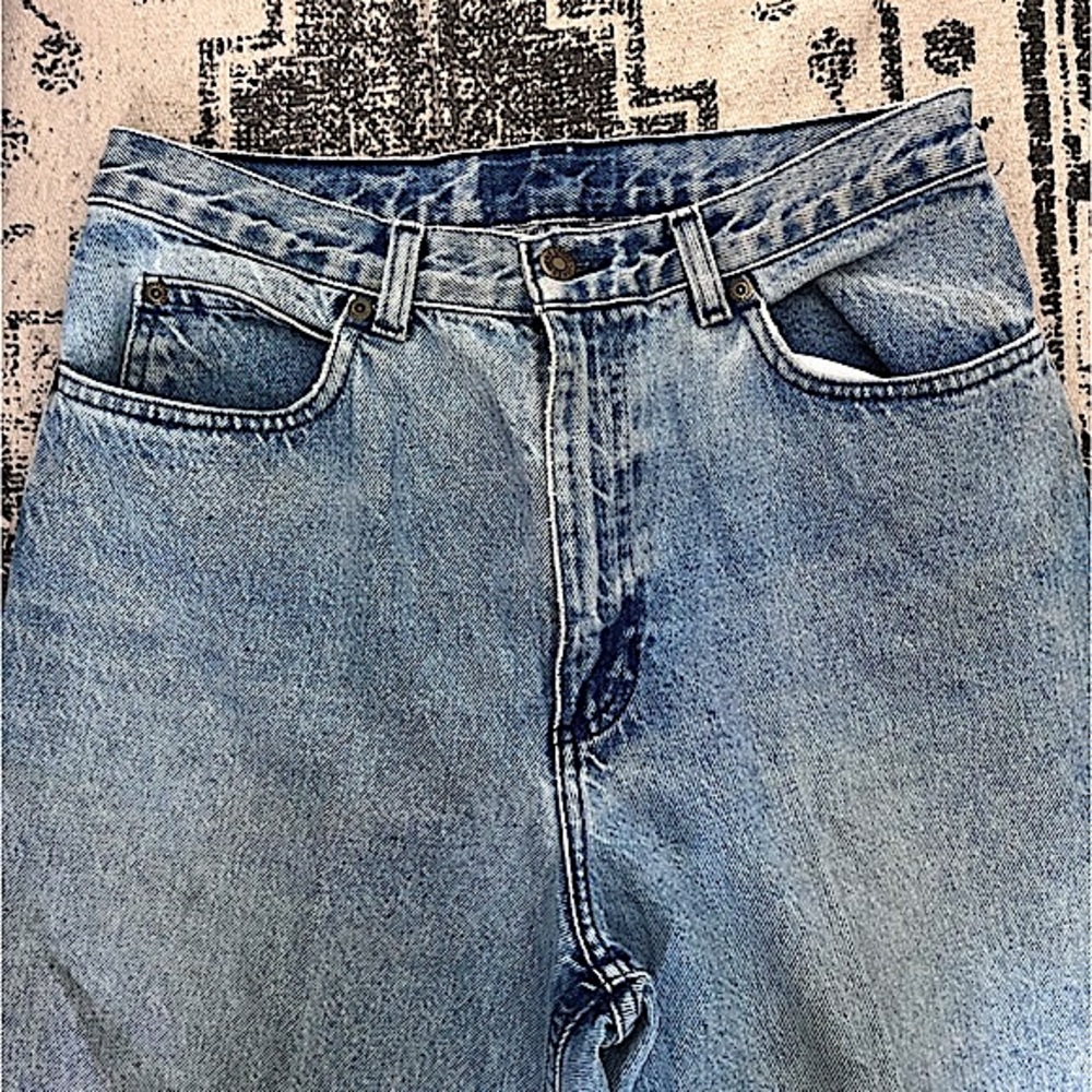 VTG Jones Sport Baggy Distressed Boyfriend Jeans: Size 8 - Picture 5 of 6